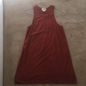 LA hearts suede dress